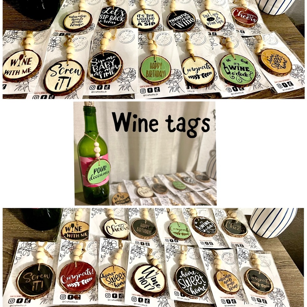 Wine tags- gifts